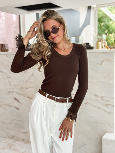 Pull Selen - Chocolat