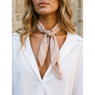 Foulard à motifs Valésia - Beige
