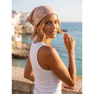Foulard à motifs Valésia - Beige