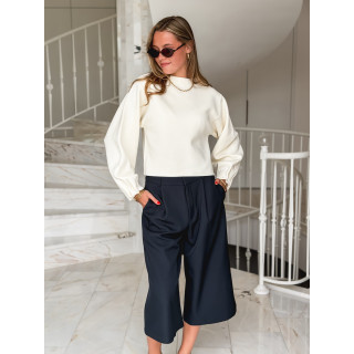 Pantacourt Lalita - Bleu marine