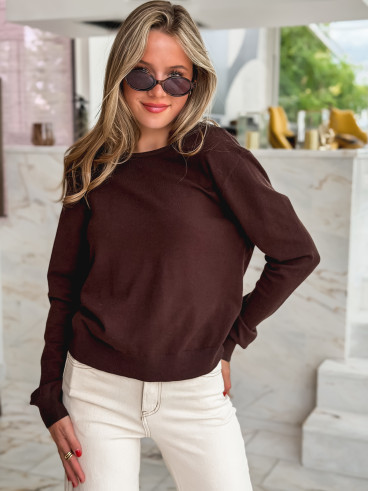 Pull Kaja - Chocolat