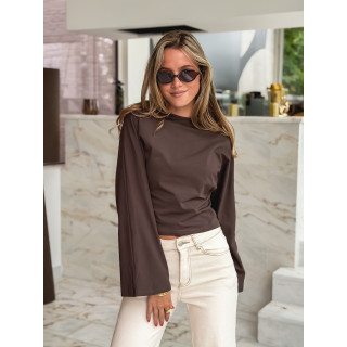 Blouse Aliona - Chocolat