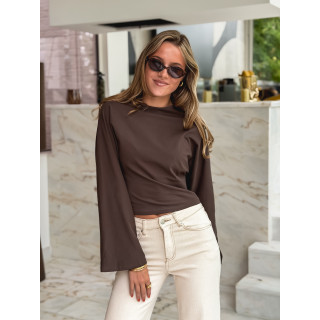 Blouse Aliona - Chocolat