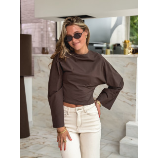 Blouse Aliona - Chocolat