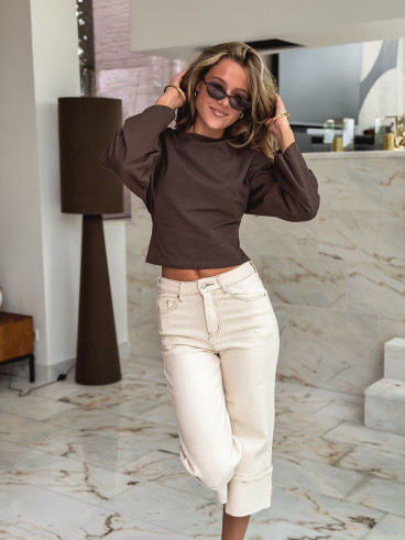 Blouse Aliona - Chocolat