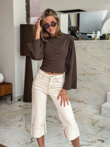 Blouse Aliona - Chocolat