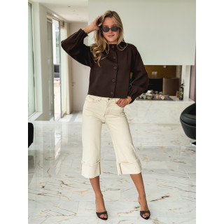 Gilet Alda - Chocolat
