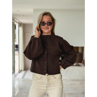 Gilet Alda - Chocolat