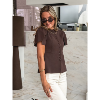 Blouse Lucine - Chocolat