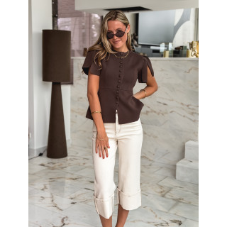 Blouse Lucine - Chocolat