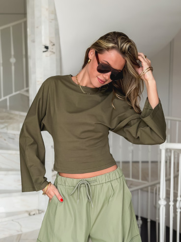 Blouse Aliona - Kaki Blouse Aliona - Kaki