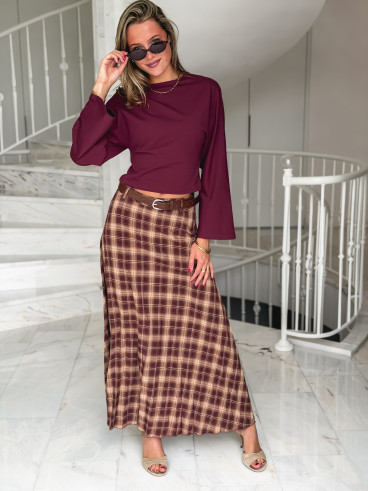 Blouse Aliona - Bordeaux
