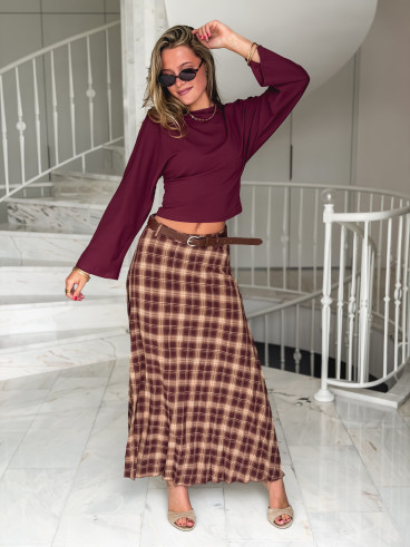 Blouse Aliona - Bordeaux