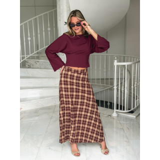 Blouse Aliona - Bordeaux