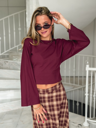 Blouse Aliona - Bordeaux Blouse Aliona - Bordeaux