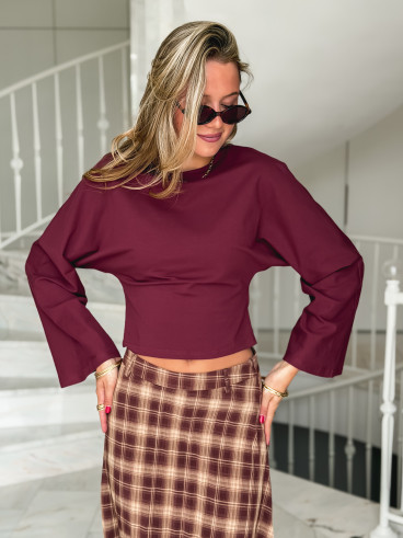 Blouse Aliona - Bordeaux Blouse Aliona - Bordeaux