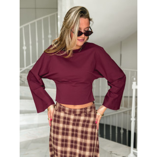 Blouse Aliona - Bordeaux