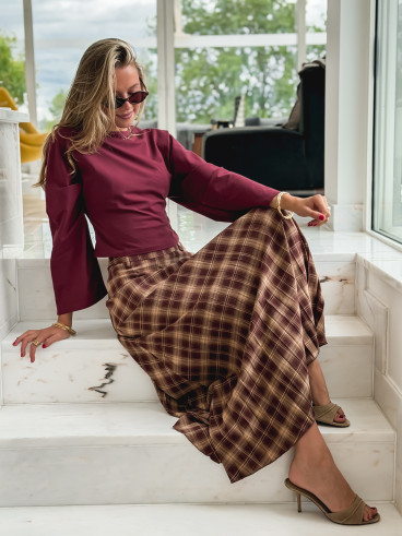 Blouse Aliona - Bordeaux Blouse Aliona - Bordeaux