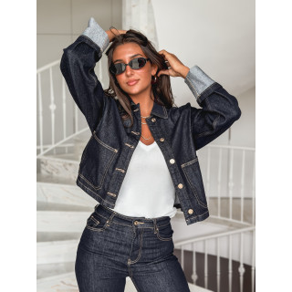 Veste en jeans Magdalena - Bleu foncé