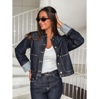 Veste en jeans Magdalena - Bleu foncé