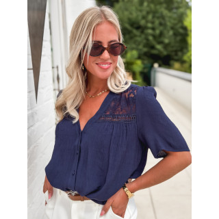 Blouse Monia - Bleu marine