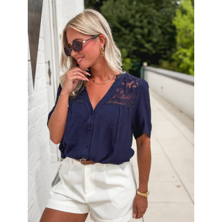 Blouse Monia - Bleu marine