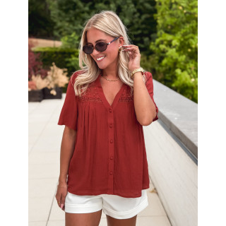 Blouse Monia - Terracotta