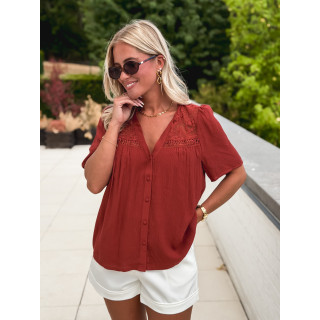 Blouse Monia - Terracotta