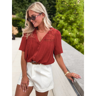 Blouse Monia - Terracotta
