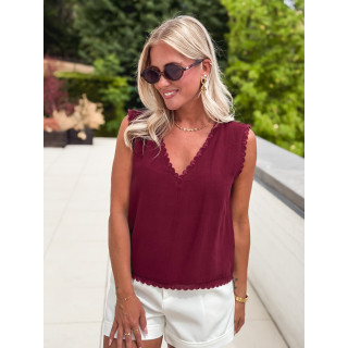 Blouse Clara - Bordeaux