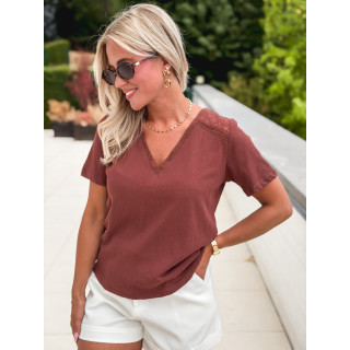 Blouse Auréliane - Chocolat