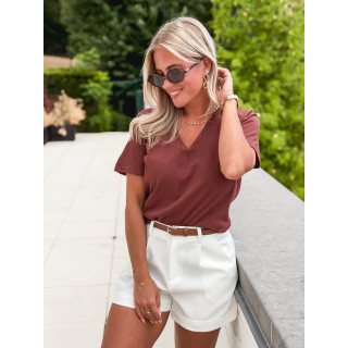 Blouse Auréliane - Chocolat