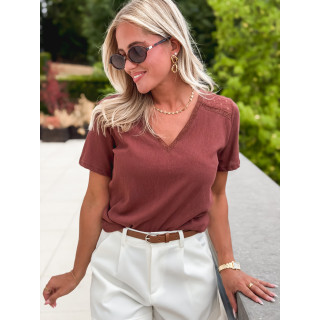 Blouse Auréliane - Chocolat