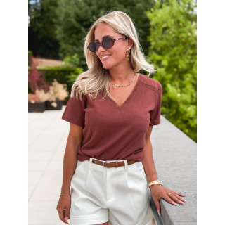 Blouse Auréliane - Chocolat