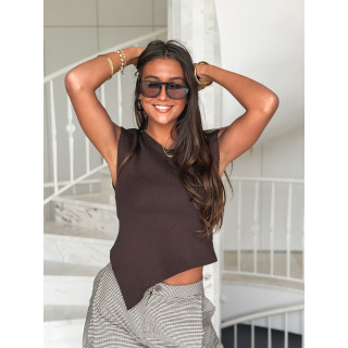 Blouse Loriane - Chocolat