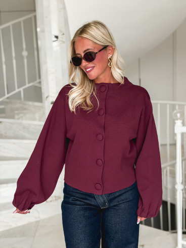 Gilet Alda - Bordeaux