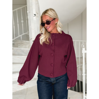 Gilet Alda - Bordeaux