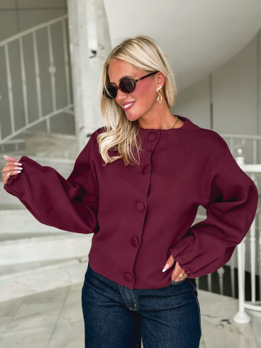 Gilet Alda - Bordeaux Gilet Alda - Bordeaux