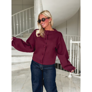 Gilet Alda - Bordeaux
