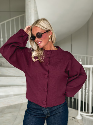 Gilet Alda - Bordeaux Gilet Alda - Bordeaux