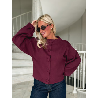 Gilet Alda - Bordeaux
