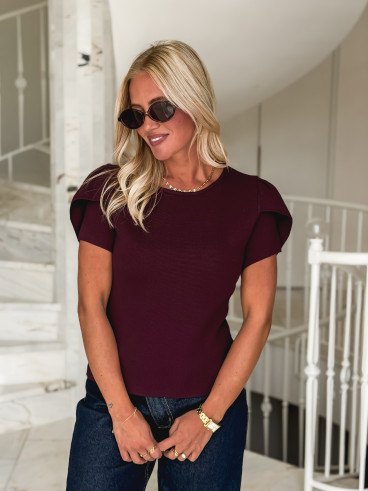 Blouse Rosmary - Bordeaux