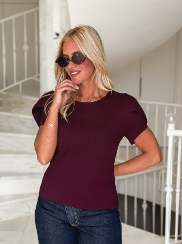Blouse Rosmary - Bordeaux