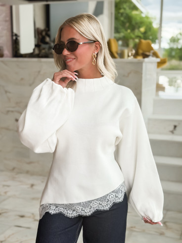 Pull Béryl - Blanc