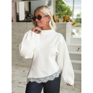 Pull Béryl - Blanc