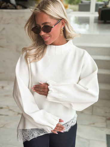 Pull Béryl - Blanc