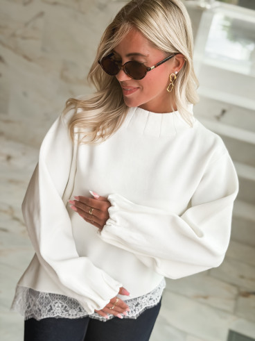 Pull Béryl - Blanc