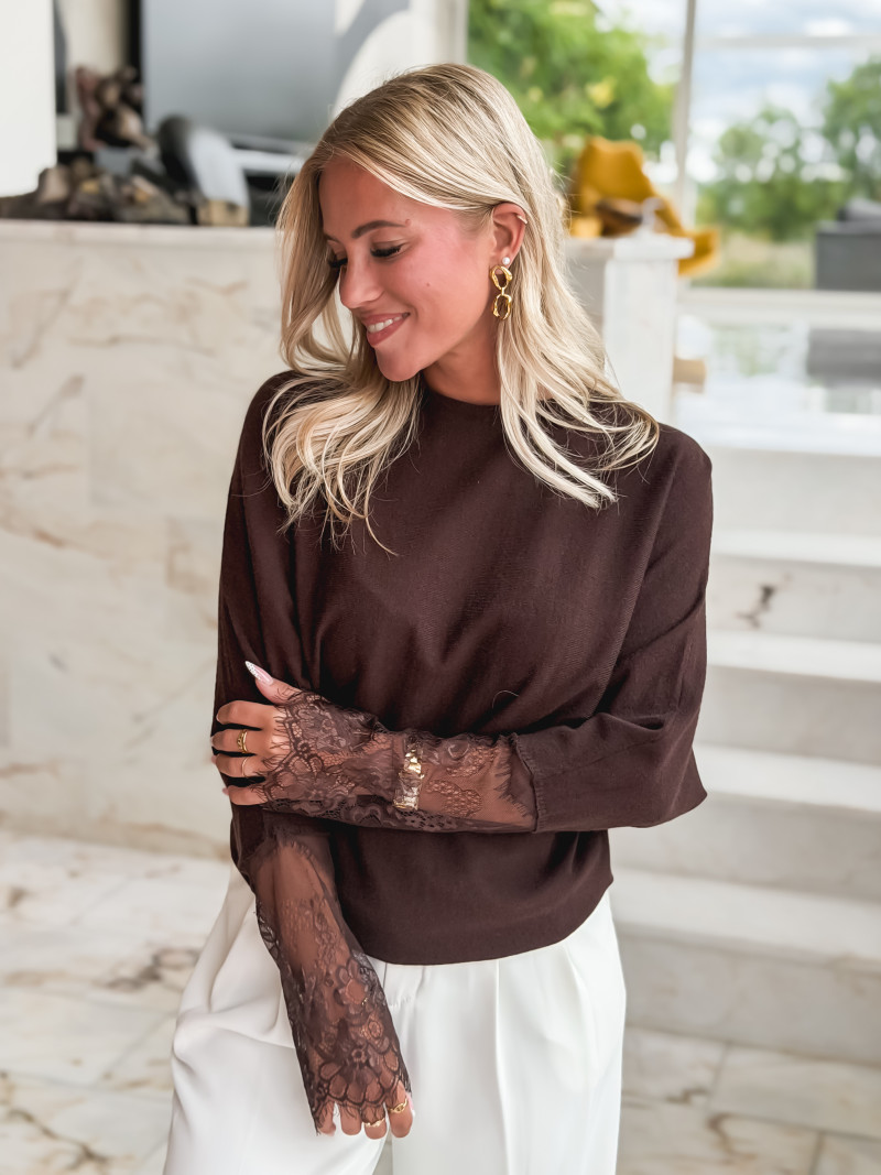 Pull Isidora - Chocolat