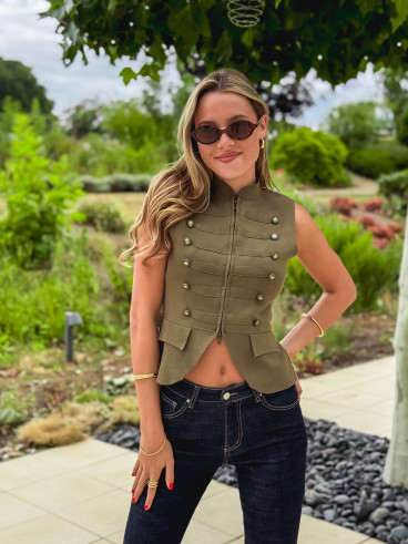 Blouse Fernanda - Kaki