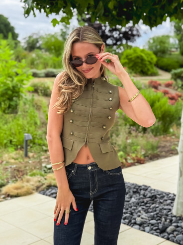 Blouse Fernanda - Kaki